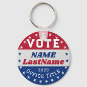 Custom Campaign Template for Elections キーホルダー (正面)