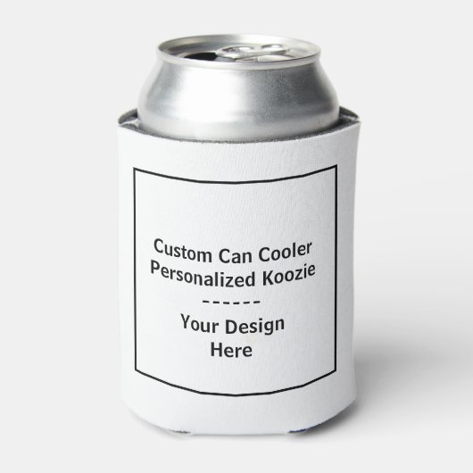 Custom Can Cooler – Personalized Koozie 缶クーラー (缶正面)