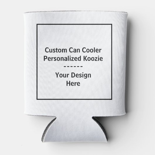 Custom Can Cooler – Personalized Koozie 缶クーラー (正面)