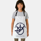 Custom Captain Boat Nautical Gift エプロン (インサイチュ)