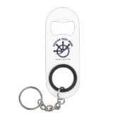 Custom Captain Boat Nautical Gift キーホルダー栓抜き (正面)