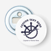 Custom Captain Boat Nautical Gift 栓抜き (正面)