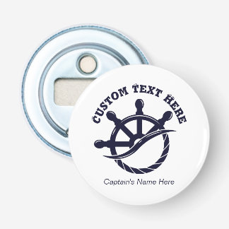 Custom Captain Boat Nautical Gift 栓抜き