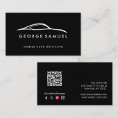 Custom Car Repair & Modern Auto Detailing  名刺 (正面/裏面)