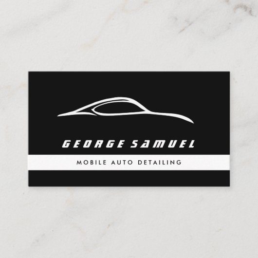 Custom Car Repair & Modern Auto Detailing  名刺 (正面)