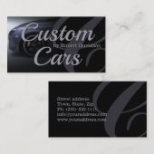Custom car wrap business card 名刺 (正面/裏面)