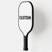 Custom Carbon Fiber Pickleball Paddle BLACK Handle ピックルボールラケット (左)