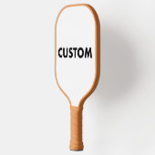 Custom Carbon Fiber Pickleball Paddle TAN Handle ピックルボールラケット (左)