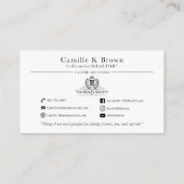Custom Card Design | Not Editable Zazzle Template 名刺 (裏面)
