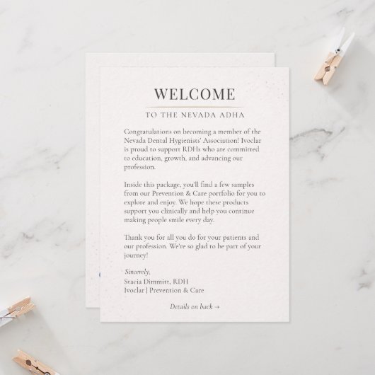 Custom Card For Ivoclar カード (正面/裏面インサイチュ)