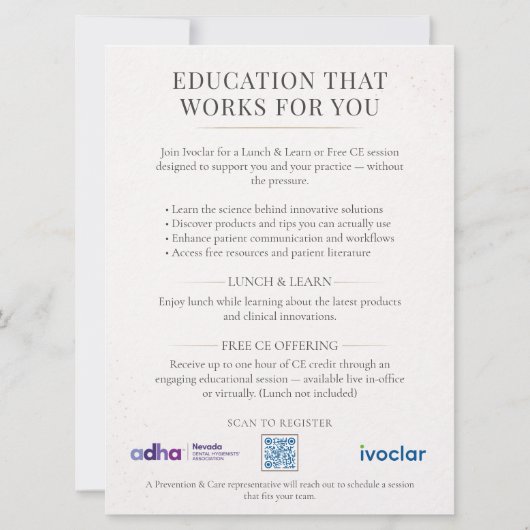 Custom Card For Ivoclar カード (裏面)