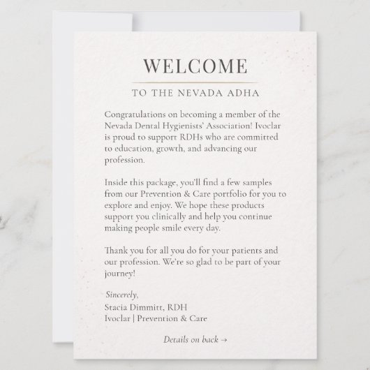 Custom Card For Ivoclar カード (正面)