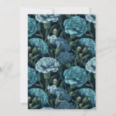 Custom Carnation Sparkle Happy Birthday 招待状 (裏面)