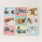 Custom Cat Breed Puzzle – Add Your Own Cat ジグソーパズル (横)
