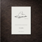 Custom Cat Ex Libris| Vintage Bookplate  長方形シール