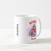 Custom Cat Lover Mug – Personalized Gift コーヒーマグカップ (正面右)