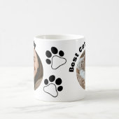 Custom Cat Lover Mug with 2 Photos & Names  コーヒーマグカップ (中央)