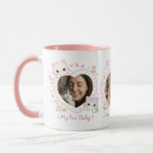 Custom Cat Lover Mug with 3 Photos | Personalized  マグカップ (左)