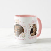 Custom Cat Lover Mug with 3 Photos | Personalized  マグカップ (正面右)
