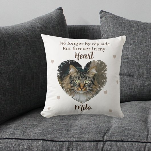 Custom Cat Lover Throw Pillow クッション