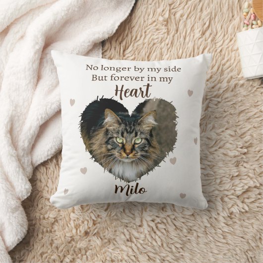 Custom Cat Lover Throw Pillow クッション (ブランケット)
