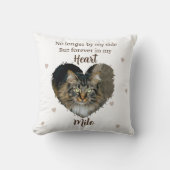 Custom Cat Lover Throw Pillow クッション (正面)