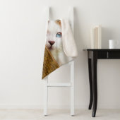 Custom Cat Photo Blanket with Pet's Name シェルパブランケット (インサイチュ)