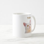 Custom Cat Photo Mug – Personalized with Your Pet コーヒーマグカップ (正面右)
