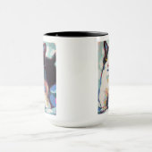 Custom Cat Portrait Painting - Forever Loved Pet マグカップ (中央)