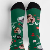 Custom Cat Socks Gift for Pet Lovers - Cat Photos ソックス (上部)