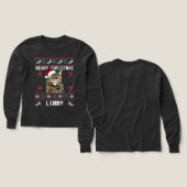 Custom Cat Ugly Christmas Sweatshirt with Photo (デザイン 正面＆背面)