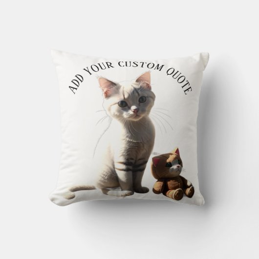 Custom Cats Forever  クッション (正面)