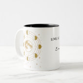 Custom Celestial Moon Phase Mug ツートーンマグカップ (正面左)