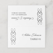 Custom Celtic Knot Wedding Place Card プレイスカード (外部開封)