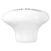 Custom Ceramic Drawer Pull セラミックノブ (側面)