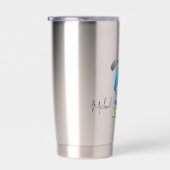 Custom Cheeky Golf Bird Cartoon 保温保冷タンブラー (右面)