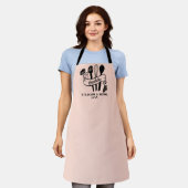 Custom Chef Utensil Cooking School  エプロン (着用した状態)