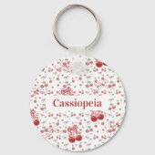 Custom Cherry & Bows Keychain キーホルダー (正面)