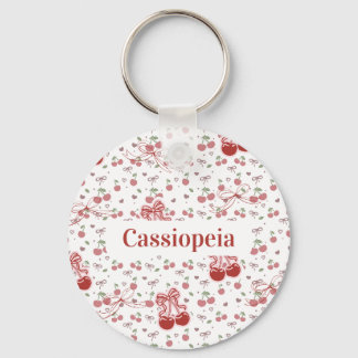 Custom Cherry & Bows Keychain キーホルダー