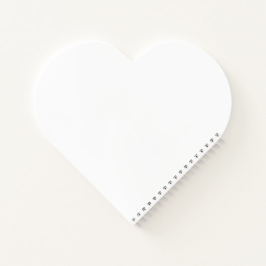 Custom Cherry Heart Checkerboard Pattern ノートブック (裏面)