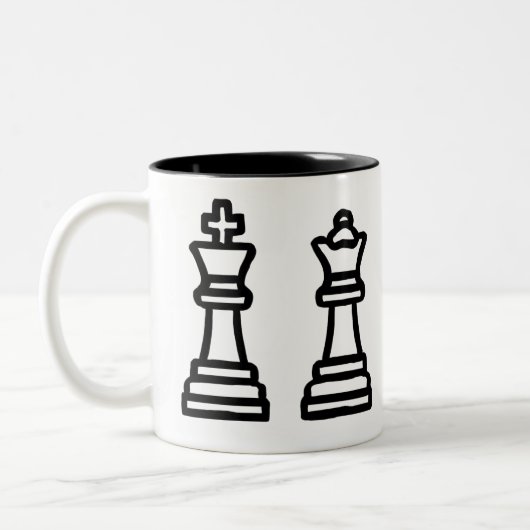 Custom Chess Master Coffee Mug ツートーンマグカップ (左)