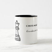Custom Chess Master Coffee Mug ツートーンマグカップ (中央)