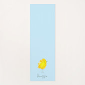 Custom Chick Chicken yellow stylish chic sweet ヨガマット (正面)