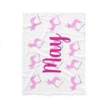 Custom Chihuahua Blanket  Pastel Silhouetteチワワ