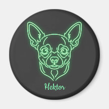 Custom Chihuahua Neon Glow Personalized