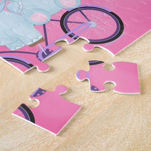 Custom Child Name Valentine's Day Puzzle ジグソーパズル (側面)