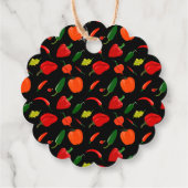 Custom Chili Pepper Thank You Scalloped Tag フェイバータグ (裏面)