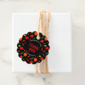 Custom Chili Pepper Thank You Scalloped Tag フェイバータグ (インサイチュ)