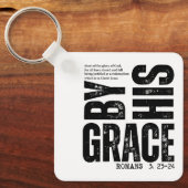 Custom Christian Grace by God キーホルダー (正面)