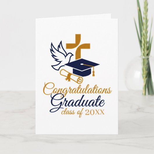 Custom Christian Graduation カード (正面)